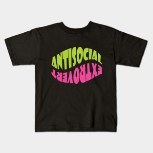 Antisocial Extrovert Kids T-Shirt